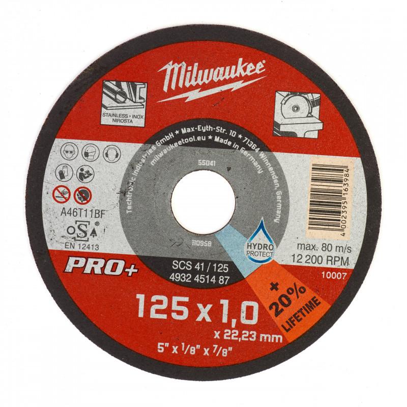 Presentoir de comptoir disque a tronconner pro+ 125mm epaisseur 1mm pro+ 200pc - carton - MILWAUKEE | 4932451488_0