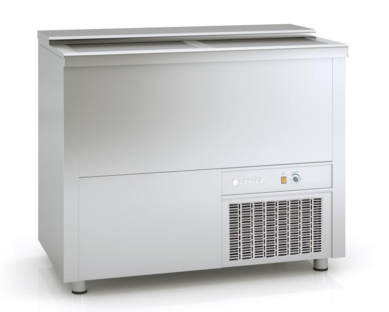 Refroidisseur à bouteilles et cannettes professionnel inox 2 portes 270 litres - BE-100-I_0