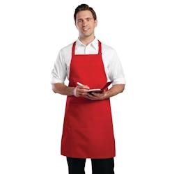 Tablier bavette Chef Works rouge - rouge B196_0