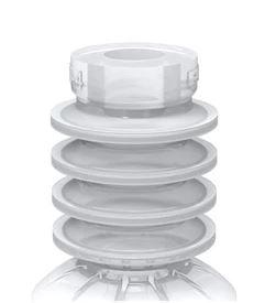 Ventouse ronde BL30-4 en silicone - Soufflets longs, lèvre large et grande plage de températures_0