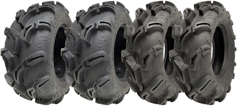 25x10.00-12  25x8.00-12 ATV 6ply Tyres WU24 OBOR Scoprio Road Legal (Set of 4)_0