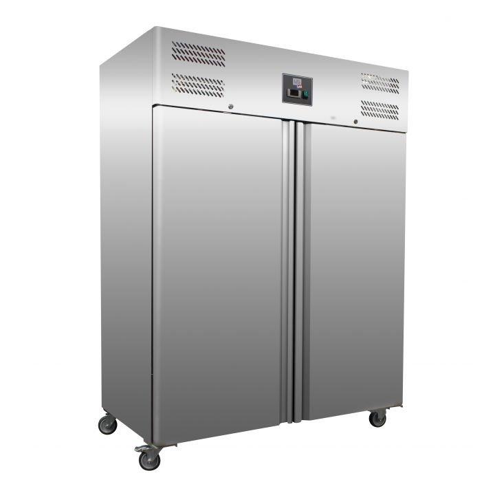 Armoire à gibier réfrigérée 1400 litres, 2 portes pleine inox_0