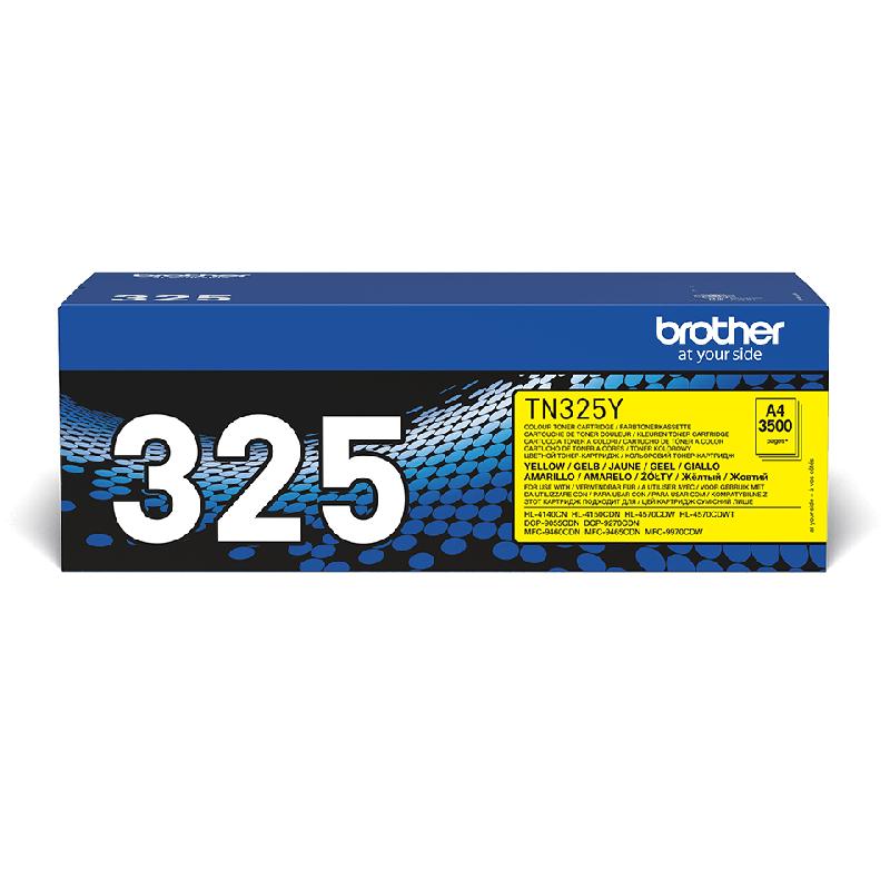 Brother TN-325Y - Cartouche de toner originale – Jaune_0