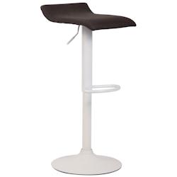 CLP Tabouret de bar Dyn V2 tissu avec pied en métal Gris foncé/Blanc - gris textile 318950_0