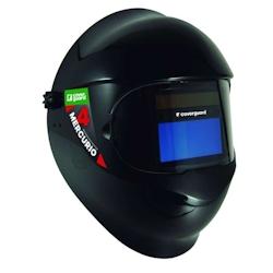 Coverguard - Casque de soudage opto-électronique avec 4 détecteurs de luminosité MERCURIO 4 Noir Taille Unique - 5450564034785_0