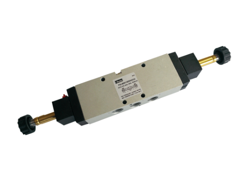 Électrovanne 5/3 voies avec ressort de rappel, solénoïde simple, centre fermé, BSPP - Pirtek_0