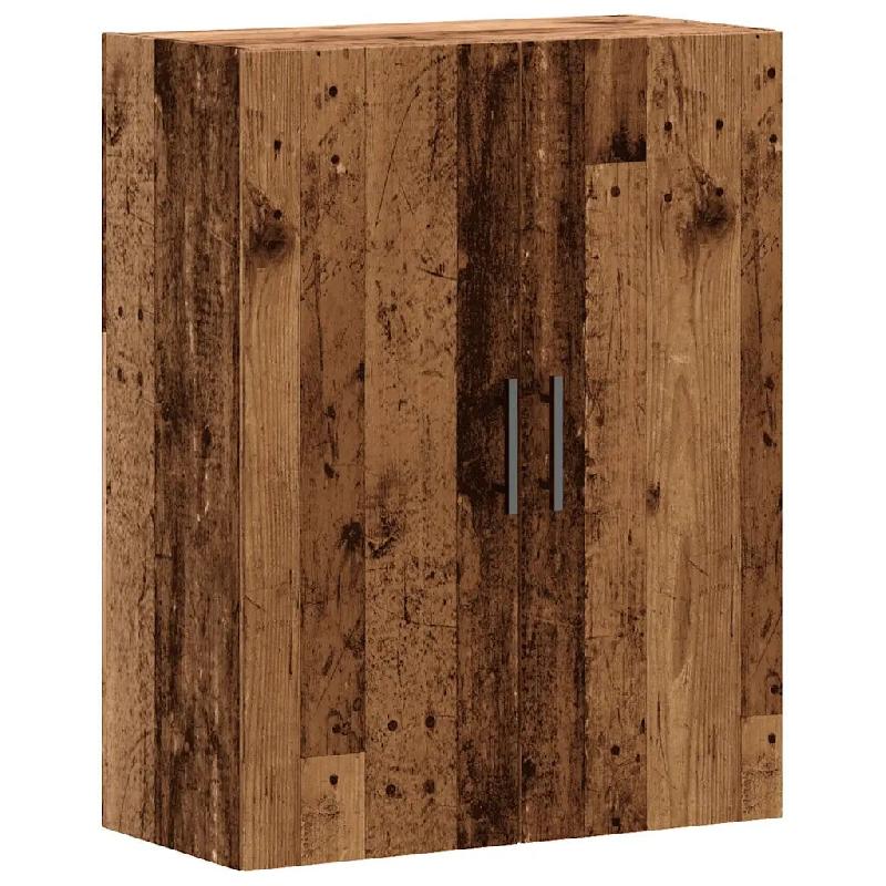 Helloshop26 - Armoire murale vintage au design élégant rangement pratique 69,5 x 34 x 90 cm en bois d'ingénierie vieux bois 02_0051126 - Bois massi_0