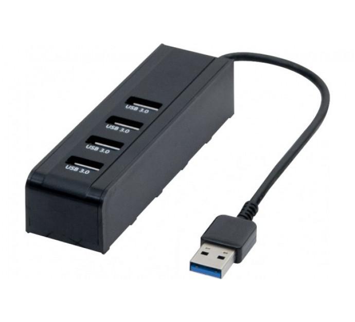 Hub informatique 4 ports USB 3.0 - Design compact - Rétro-compatibilité USB 2.0/1.1 - Ref 21306_0