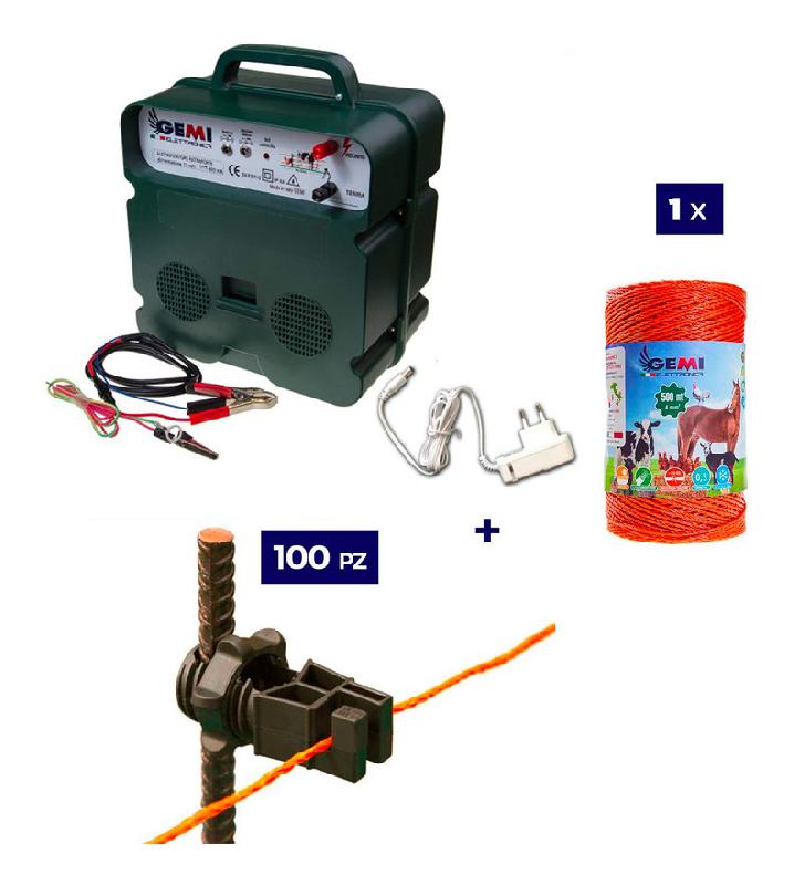 Fil De Clôture Électrique 1000m 4mm² - Pour Animaux Et Protection Jardin