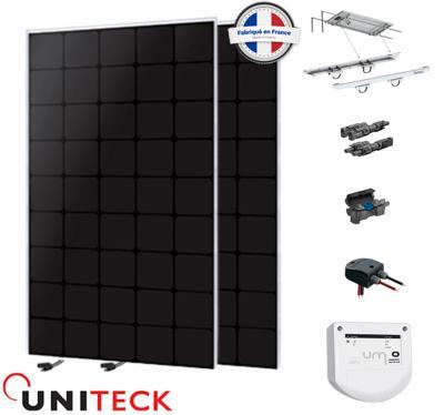 Kit solaire 300w 12v back contact nautisme mppt uniteck_0