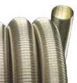 Mètre de flexible paroi intérieure lisse inox 316 L STARFLEX - Ø130_0