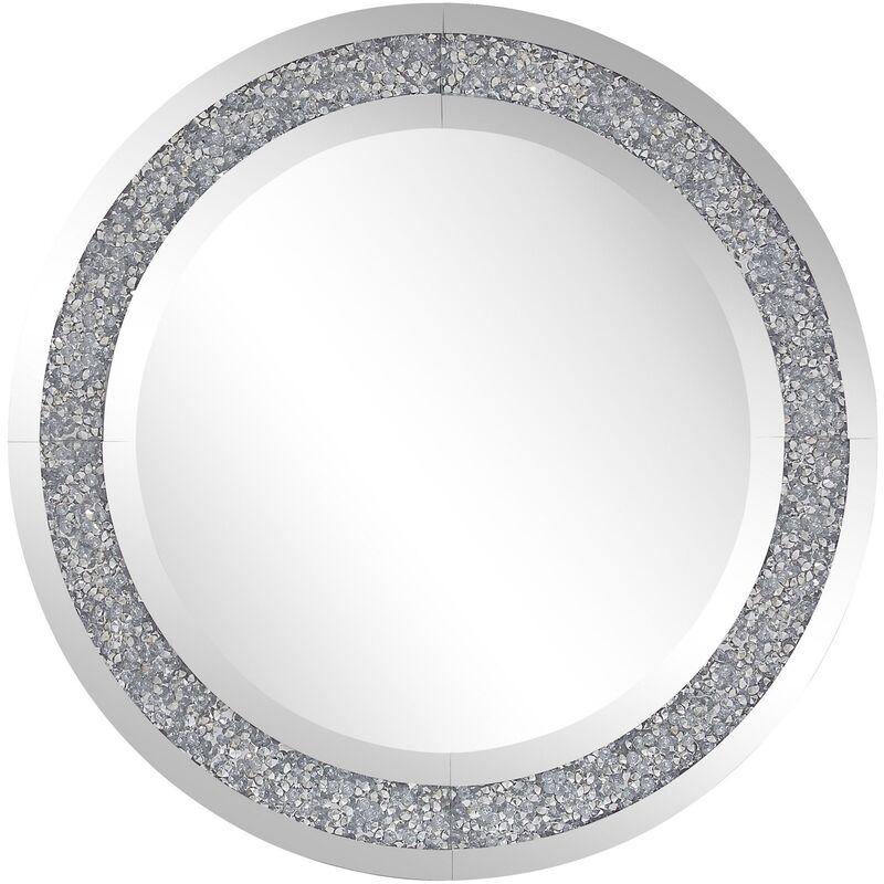 Joy PerfvmE Plateau Miroir Doré, Diamètre 20 Cm, Plateau De