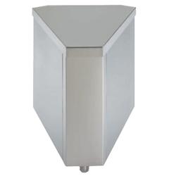 Mobilier self-service neutre angle interne 45° - 700x700x850 mm - 10633600 Eurast - gris inox 10633600_0