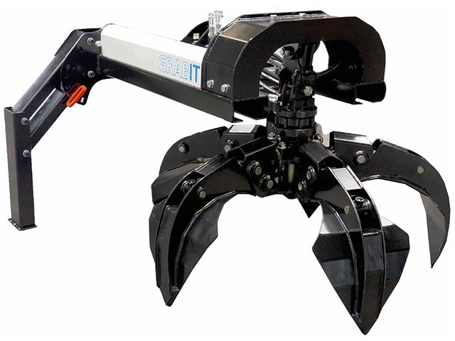 Grappin spécial chariot élévateur - Capacité 130 L - Charge maxi. 0,6T - GRABIT II_0