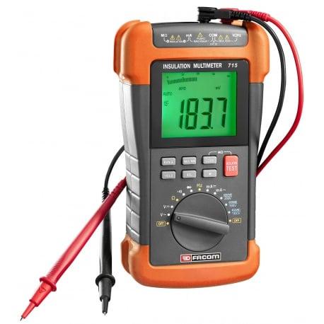 Multimètre mégohmmètre et testeur d'isolement - Facom | 715PB_0