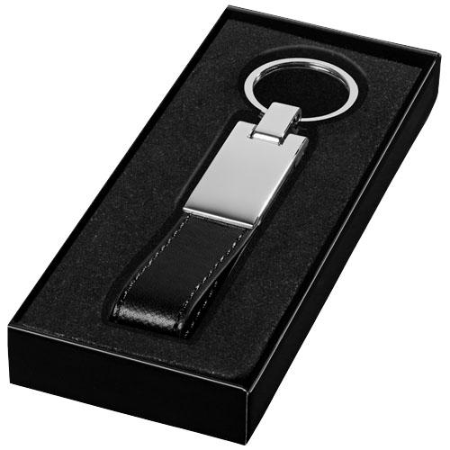 Porte-clés sanglé Corsa 11808400 - bande imitation cuir et plaque métal_0