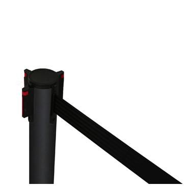 Poteau noir et sangle 290 cm noire - réf.215704