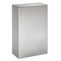 Rossignol - Poubelle murale en inox brossé 20L AXOS - gris inox - Réf. 51373_0