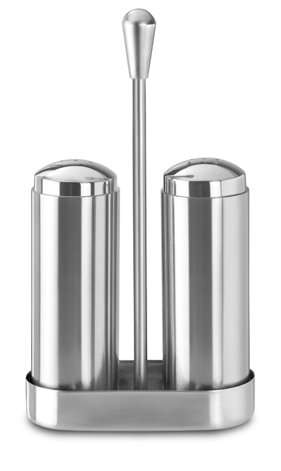 SET DE SALIÈRE ET POIVRIÈRE INOX