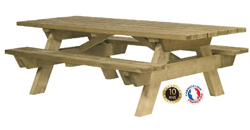 TABLE PIQUE-NIQUE EN BOIS 
