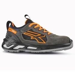 U-Power - Baskets de sécurité basses avec renfort anti-shock RYDER - Usage général - ESD S1P SRC Gris / Orange Taille 38 - 38 gris matière synth_0