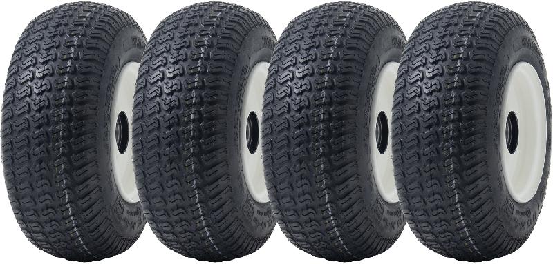 13x5.00-6 Pneus et jantes pour tondeuses à gazon Wanda P332, 25mm Roulements 6205 (Lot de 4)_0