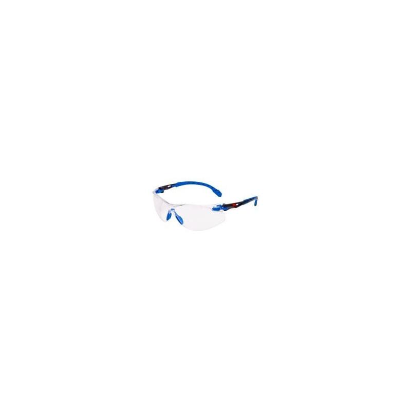 20 X Lunettes de sécurité Solus™ 1000, monture bleue/noire, verres antibuée 3M | 7100080258_0