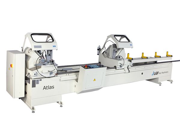 Atlas MX - Tronçonneuse à double tête LGF - Longueur maxi de coupe 4000/5000 mm - Moteurs triphasés 1,5 Kw - Lames carbure Ø 450 mm_0
