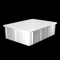 Bac plastique  alimentaire bord en U - 80 à 120 L_0