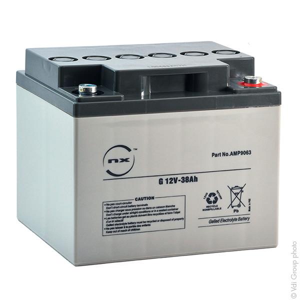 BATTERIE PLOMB ETANCHE GEL NX 38-12 CYCLIC 12V 38AH M6-F_0