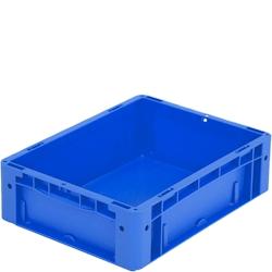 BITO Bacs gerbables norme Europe, série XL L400 mm x l300 mm x H120 mm bleu - bleu plastique polypropylène 4250692929271_0