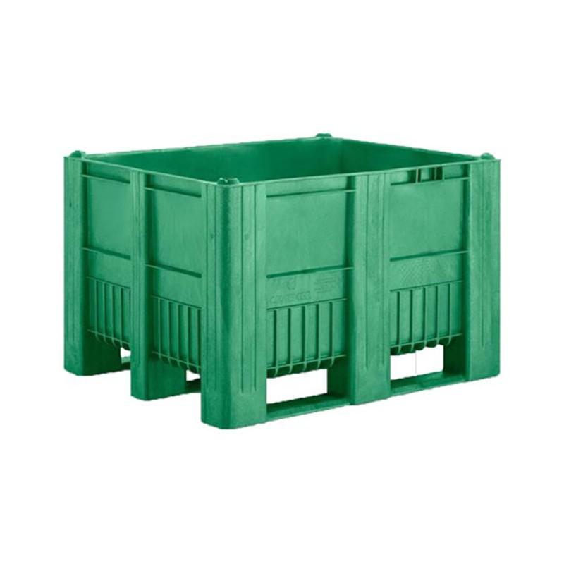 Caisse-palette monobloc couleur - Format 1200 x 800 - 470 litres - Contact alimentaire - PEHD ultra-résistant_0