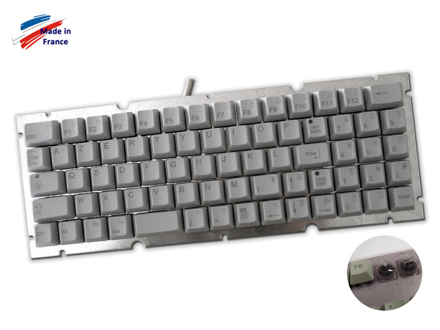 Clavier industriel 71 touches - châssis ouvert (OEM) - étanche IP65 - membrane polyuréthane - marquage laser YAG_0