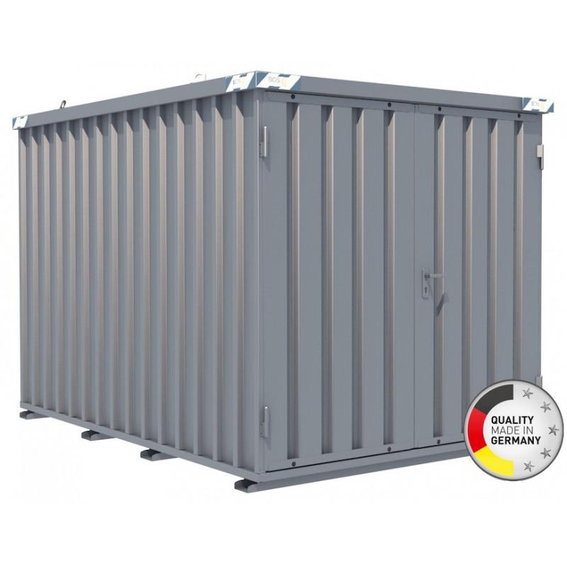 Container chantier - conteneur de stockage 3m - bungalow galvanisé démontable - made in germany marque at outils -  sc-3_0