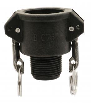 Coupleur mâle pour raccord à came en polypropylène - 40/49 - 300457_0