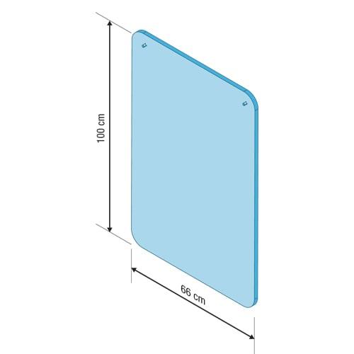 Vitre protection pmma à suspendre. Sans kit et sans fenêtre. Dimensions 99x66cm_0