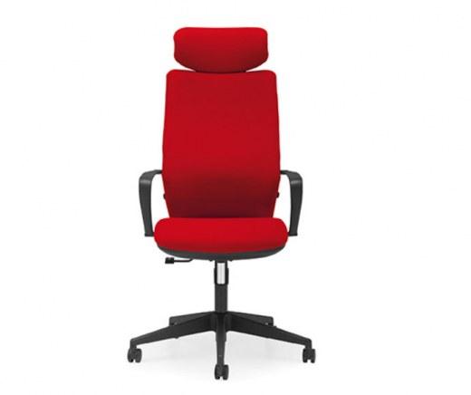 Fauteuil de bureau haut dossier ONE avec têtière, translation d'assise et appui lombaire ajustable - Référence 7670 FR110_0
