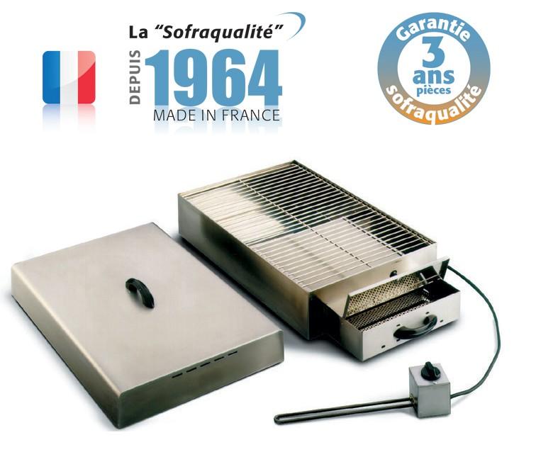Fumoir électrique 1 étage - L 715 mm - Fabrication française - Garantie 3 ans - 04FM2_0