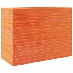 Helloshop26 - Jardinière bac lit surélevé plantes fleurs terrasse jardin cire 90 x 40 x 68,5 cm bois de pin massif marron 02_0038513 - 3000217711895_0