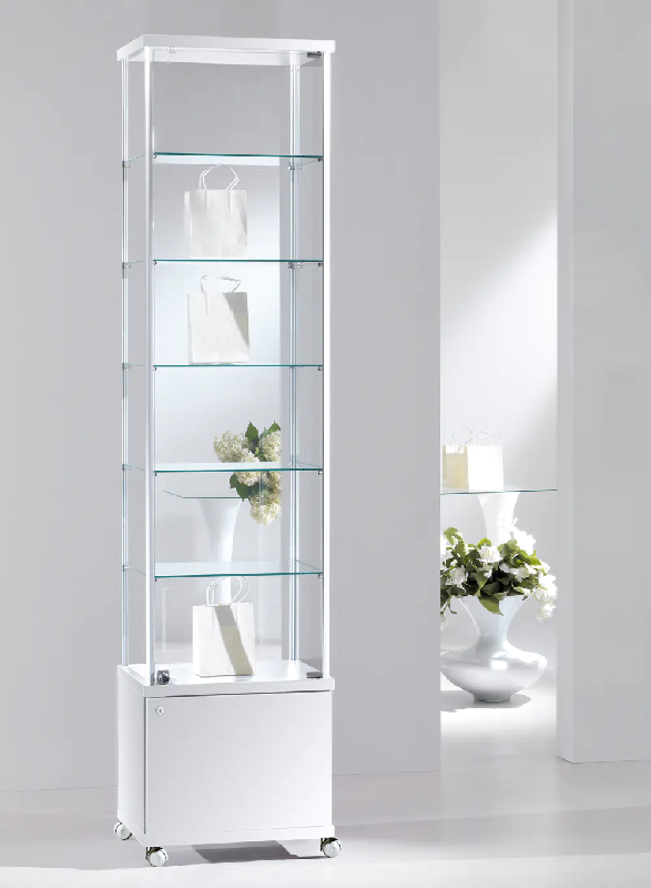 Mobilier d'exposition vitrine 53-mava - blanc poli_0