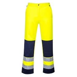 Portwest - Pantalon de travail haute visibilité SEVILLE Jaune / Bleu Marine Taille S - S 5036108260423_0
