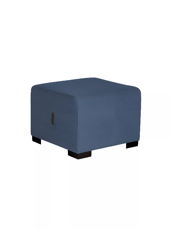 Pouf 1 place bleu denim_0