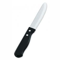 Couteau à Steak Manche Noir Plastique L 25,1 cm Lot de 12 Pujadas - noir plastique 652733621023_0