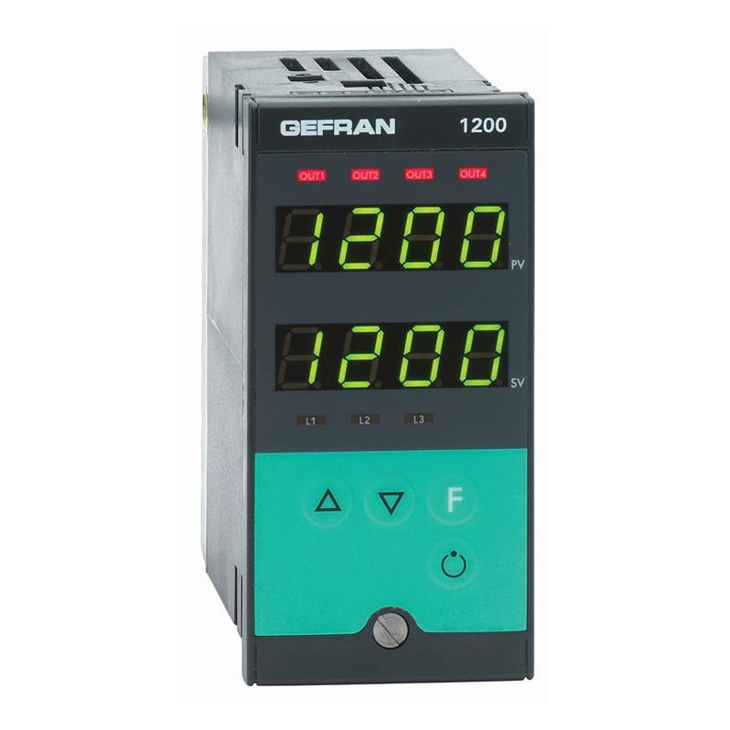 Régulateur de température configurable 48x96 (1/8DIN) - Série 1200 - Entrée universelle configurable - 3 alarmes totalement configurables_0