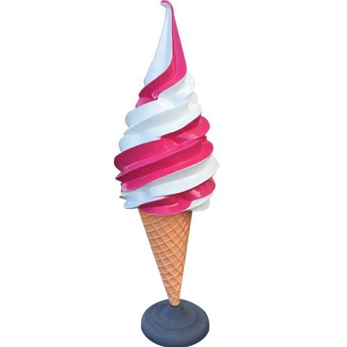 Stop trottoir glace italienne géante en résine 1,70 m devis sous 1h