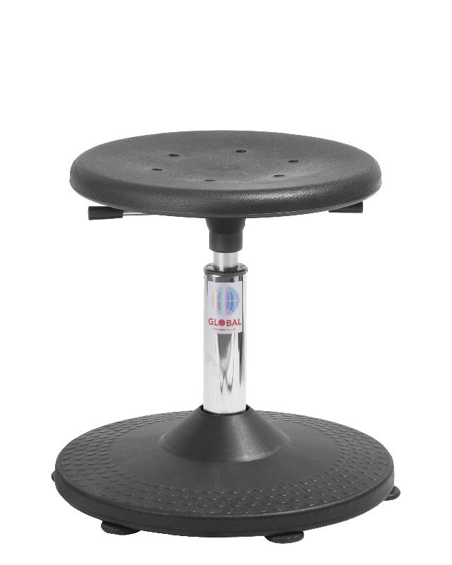 Tabouret professionnel Sigma Trumpet - Hauteur réglable 360/490 mm - Assise en mousse de polyuréthane - Base Trumpet stable - Garantie 5 ans_0