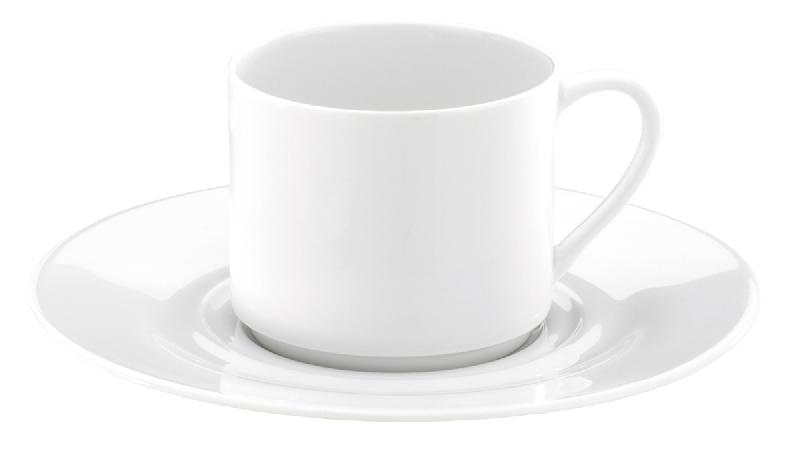 TASSE À THÉ BLANC PORCELAINE 18 CL VALENCAY PILLIVUYT