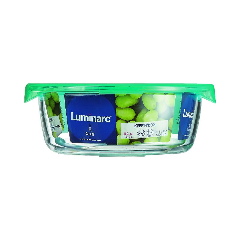 BOÎTE ROND TRANSPARENT VERRE Ø 17,5 CM KEEP'N BOX LUMINARC
