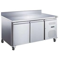 A.C.L - Table réfrigérée 2 portes - 228 L - avec dosseret évaporateur traité - inox MM99171056_0