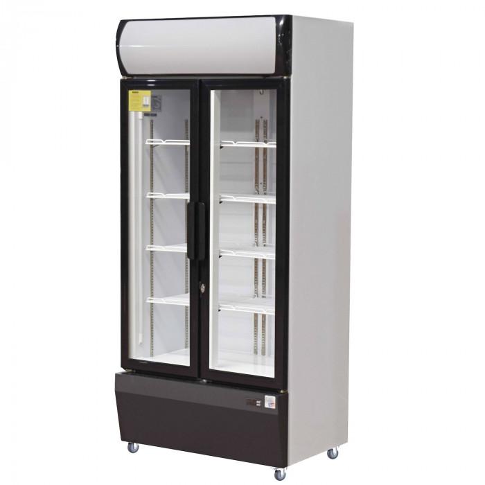Armoire à boisson - 2 portes vitrées battantes - +1/+10°C - 880x610x1973 mm - Modèle SC-LS88AHA_0